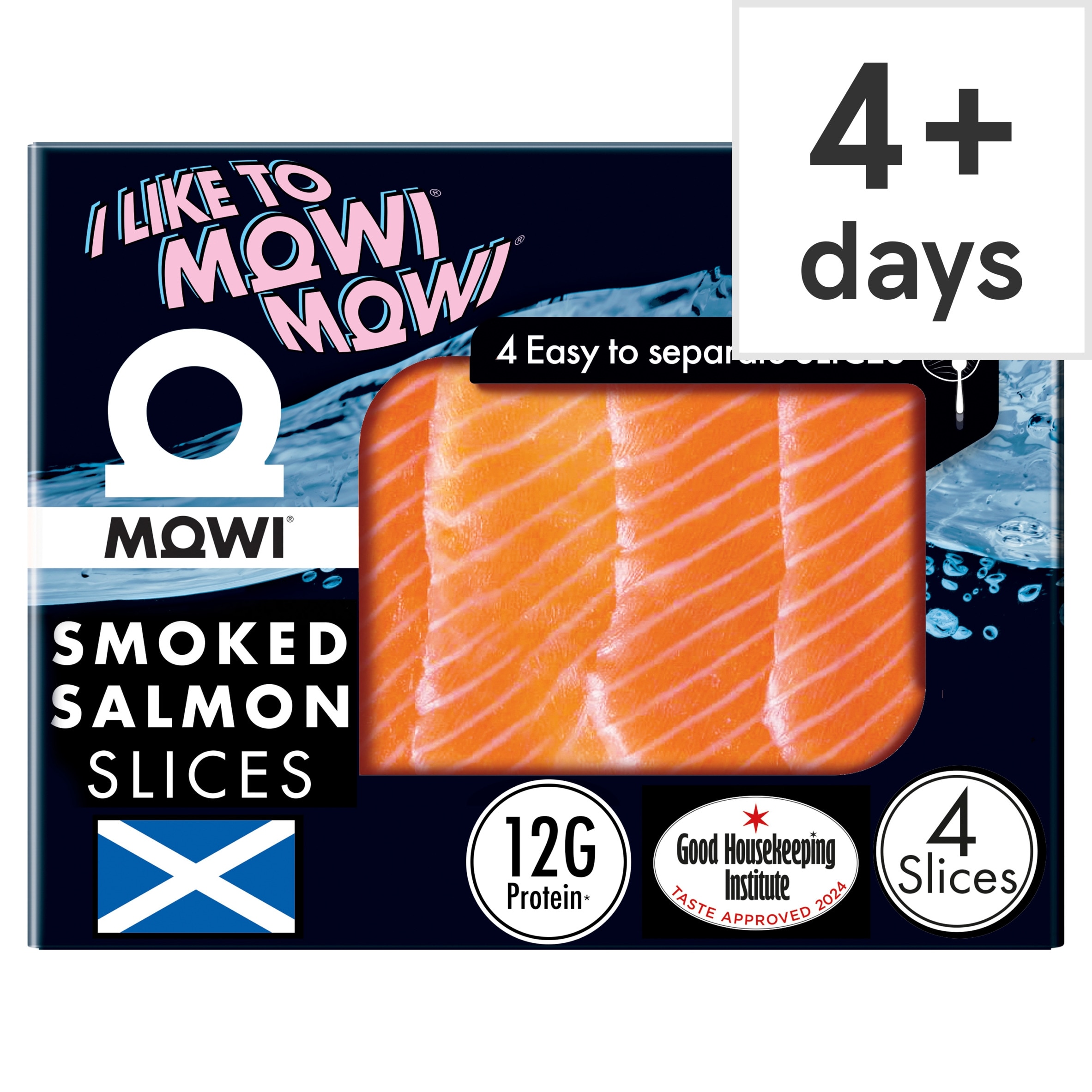 Mowi Smoked Salmon Slices 4 Pack 100g