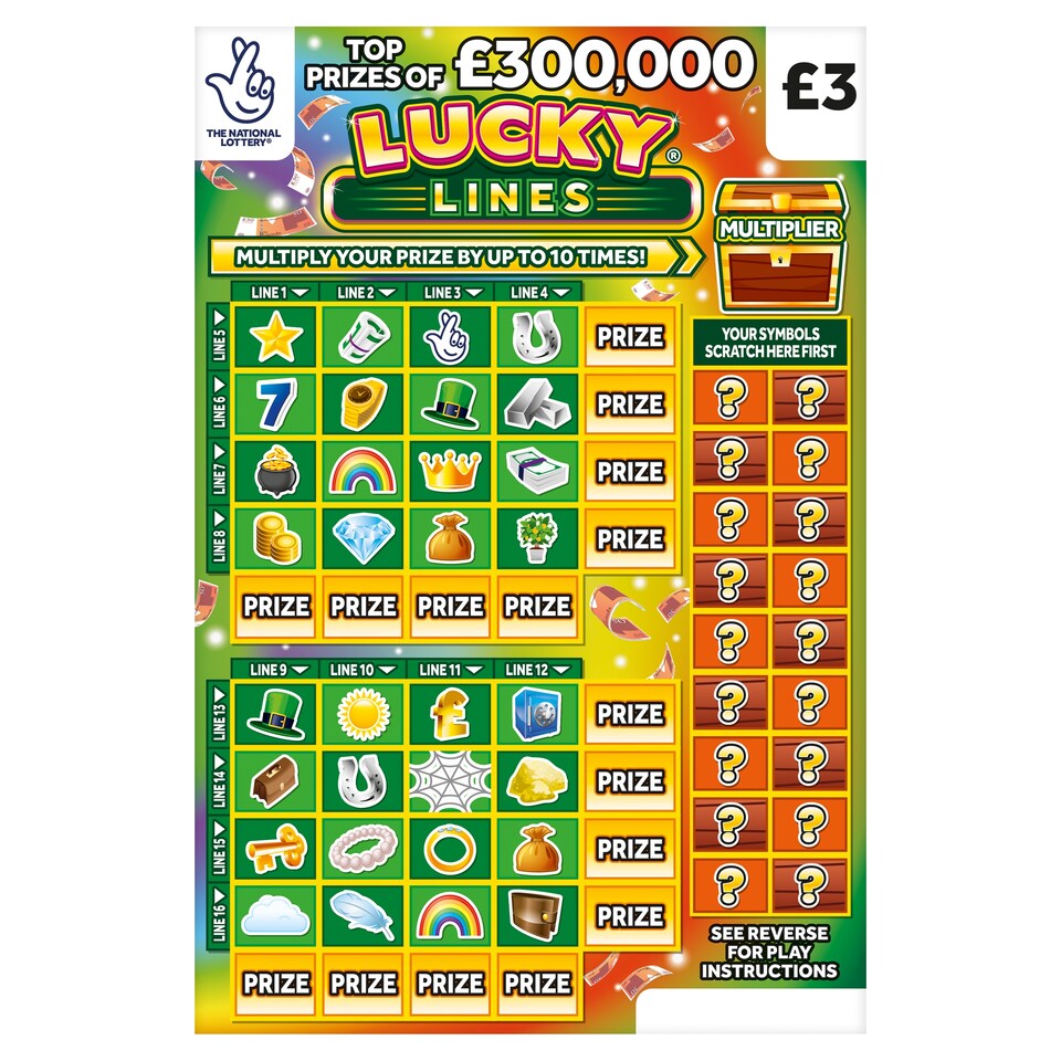 Lucky Lines Scratchcard