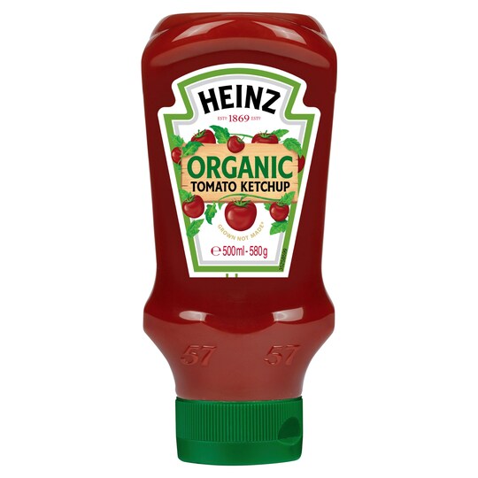 Heinz Organic Tomato Ketchup 580G Tesco Groceries