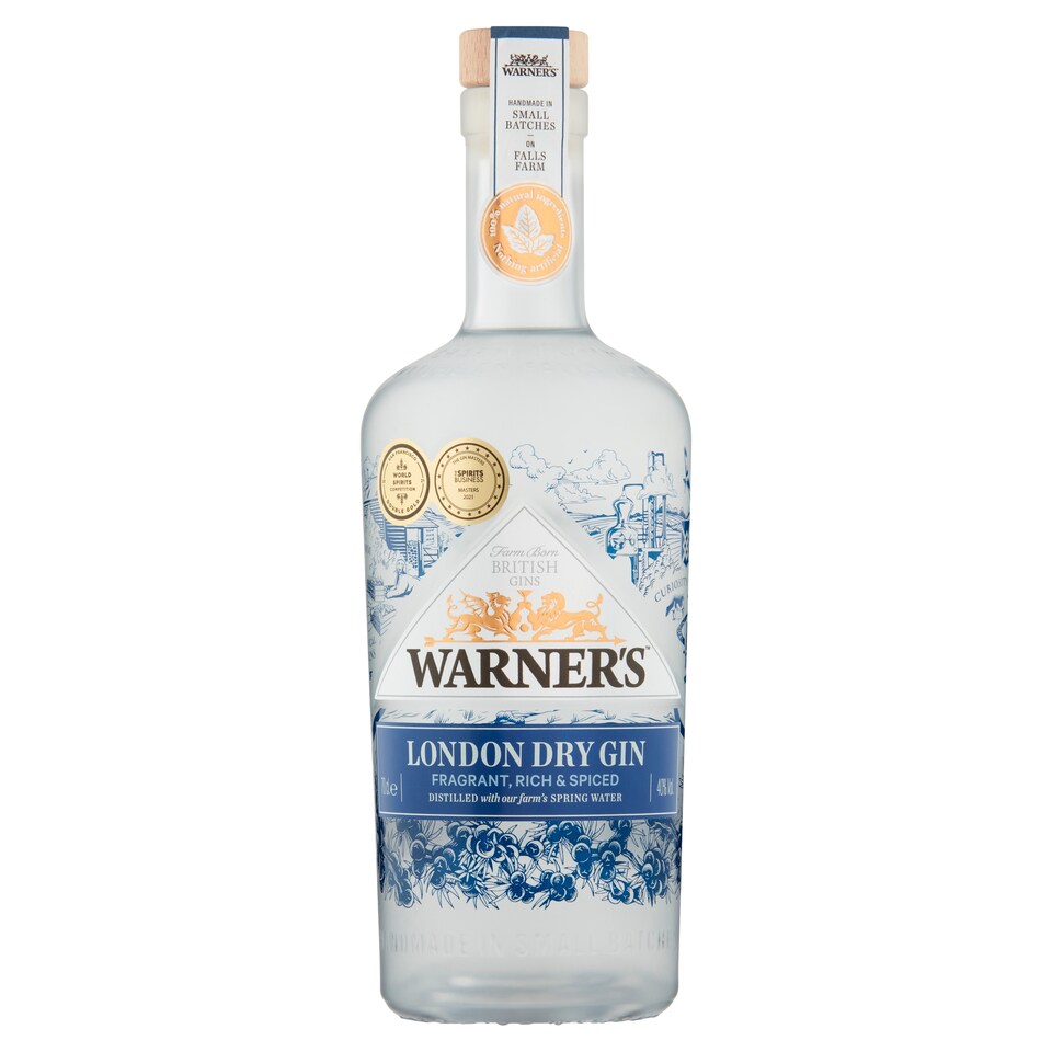 Warner's London Dry Gin 70Cl