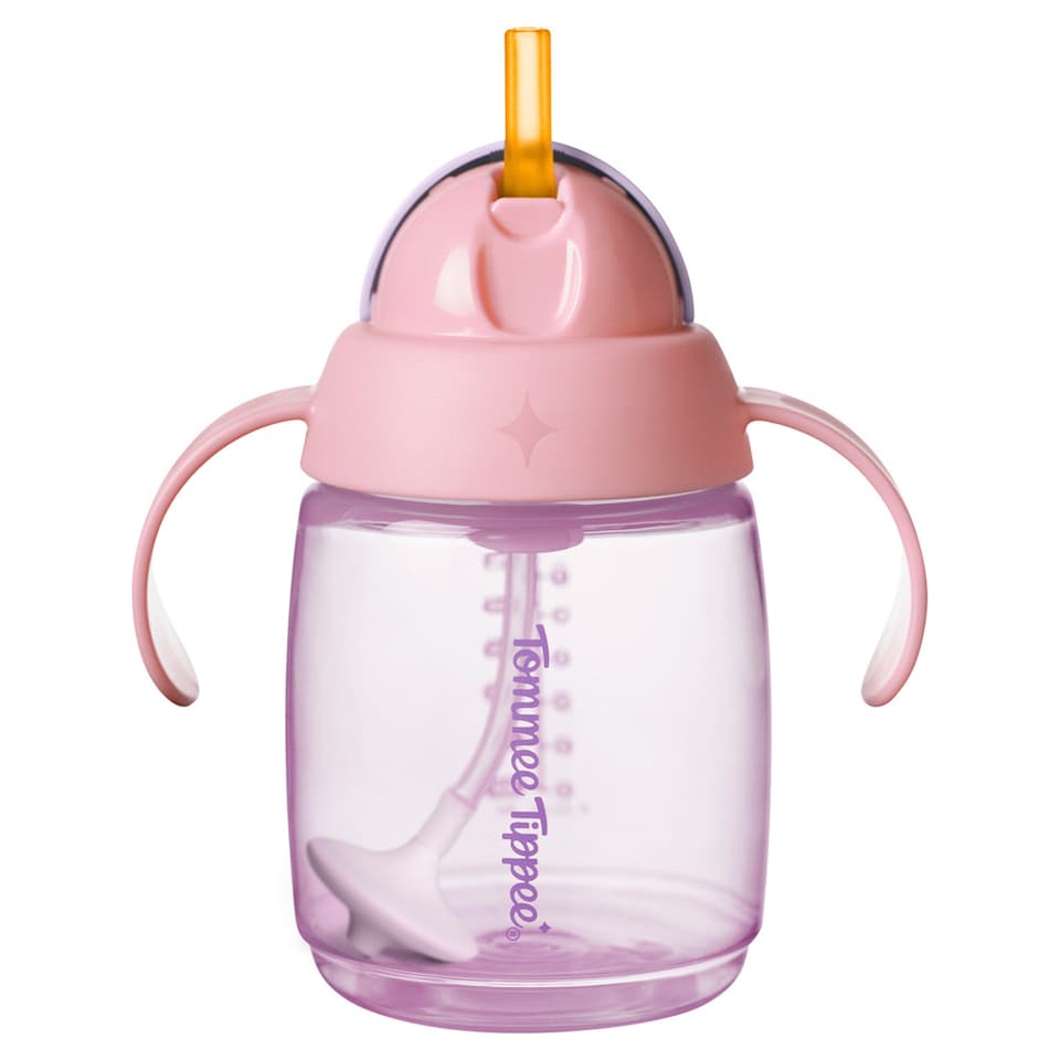 image 1 of Tommee Tippee Training Straw Cup 300Ml 6M+ Assorted