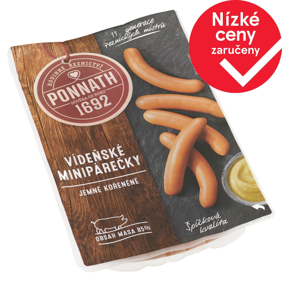 Ponnath Vídeňské minipárečky 200g