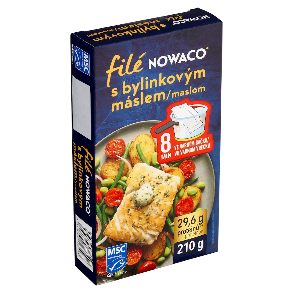 Obrázek 1 pro produkt Nowaco Filé s bylinkovým máslem 210g