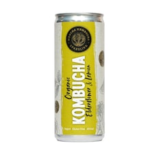 Moocha Organic Kombucha - Elderflower & Lemon 250ml