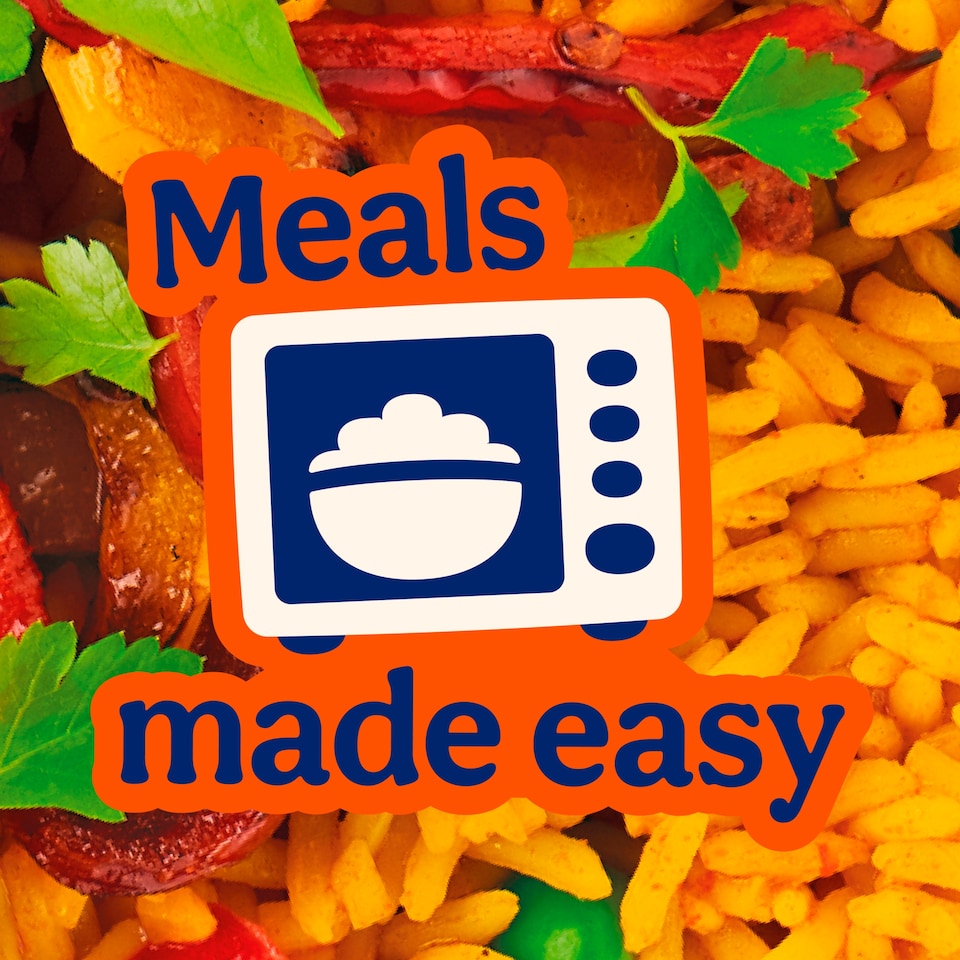 image 1 of Bens Original Favourites Paella Chorizo and Vegetable Microwave Rice Instant Meal 250g