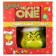 image 1 of The Grinch Shaped Mug & Socks Christmas Gift Set