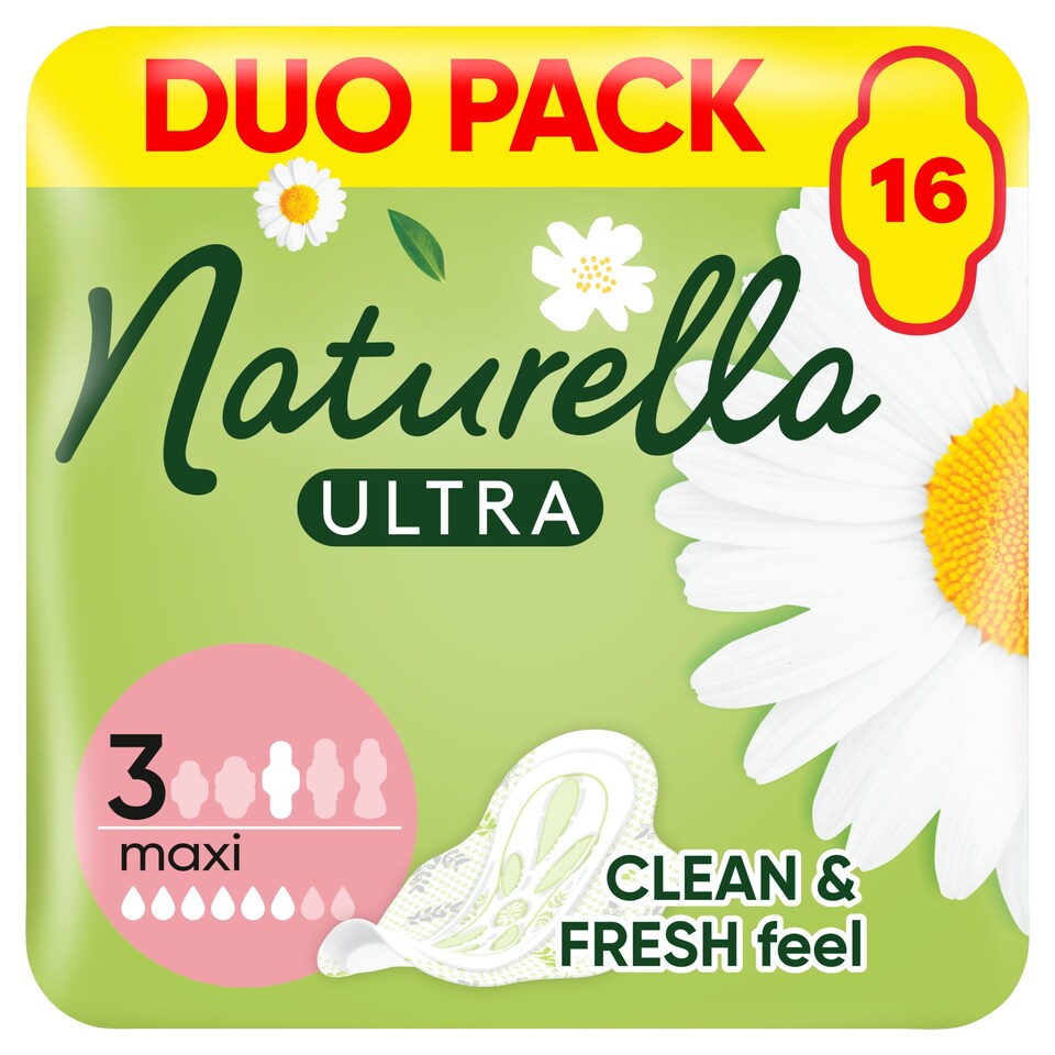 Obrázek 1 pro produkt Naturella Ultra, Velikost Maxi, Vložky S Křidélky, 16