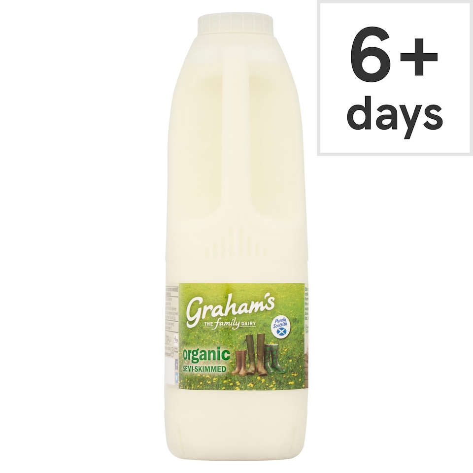 Graham's Organic Semi-Skimmed Milk 1 Litre