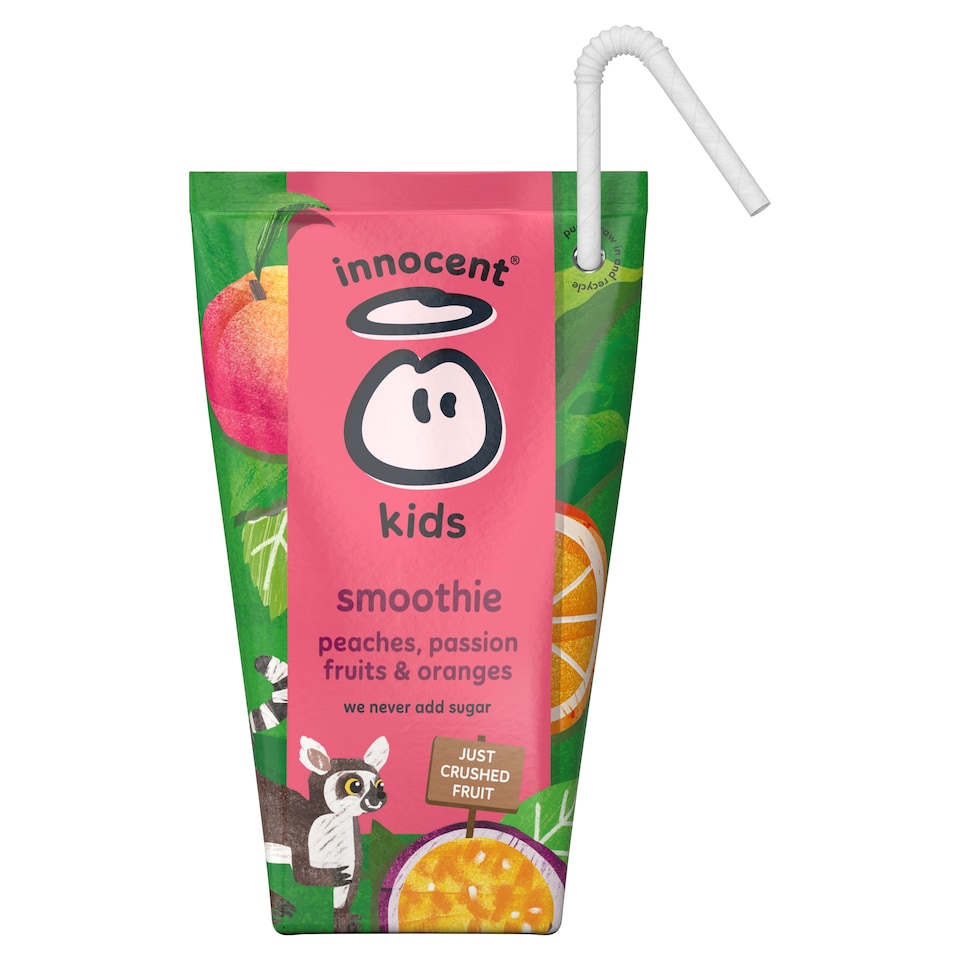 image 1 of innocent Kids Smoothies Peaches, Passion Fruits & Oranges 4 x 150ml