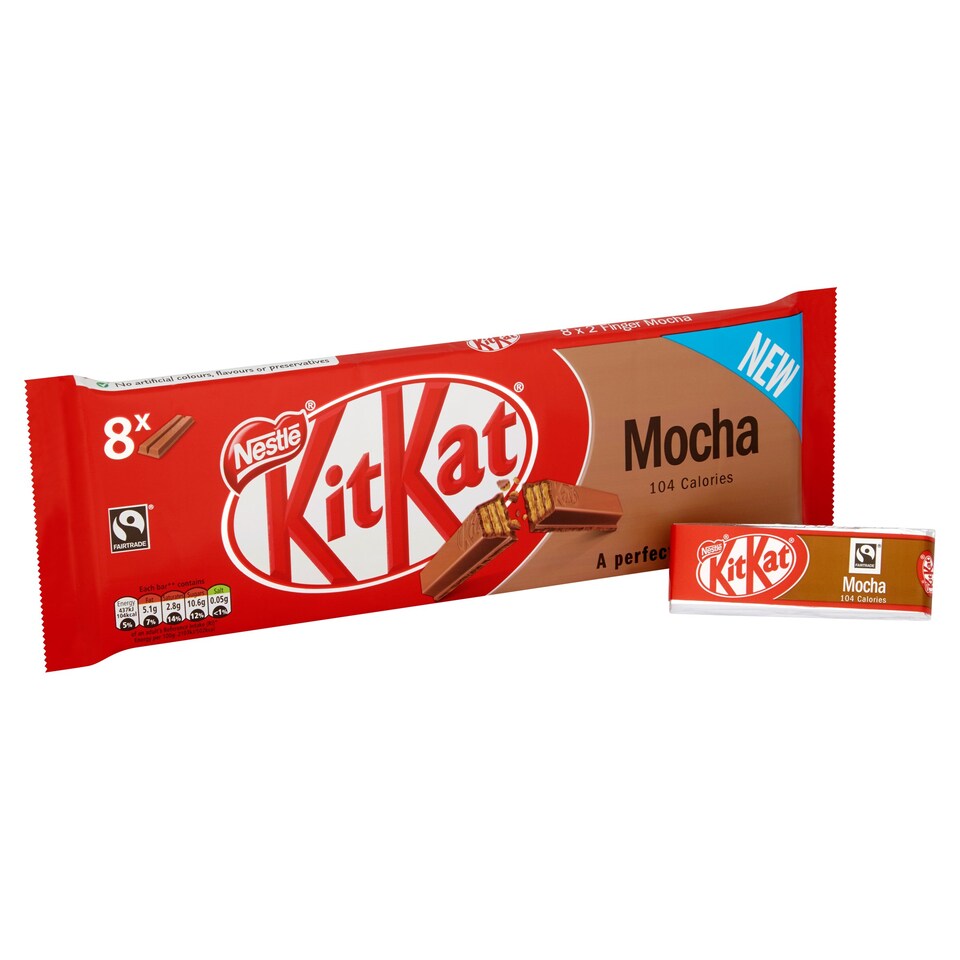 image 1 of KIT KAT Mocha 2 Finger 8 x 20.7G