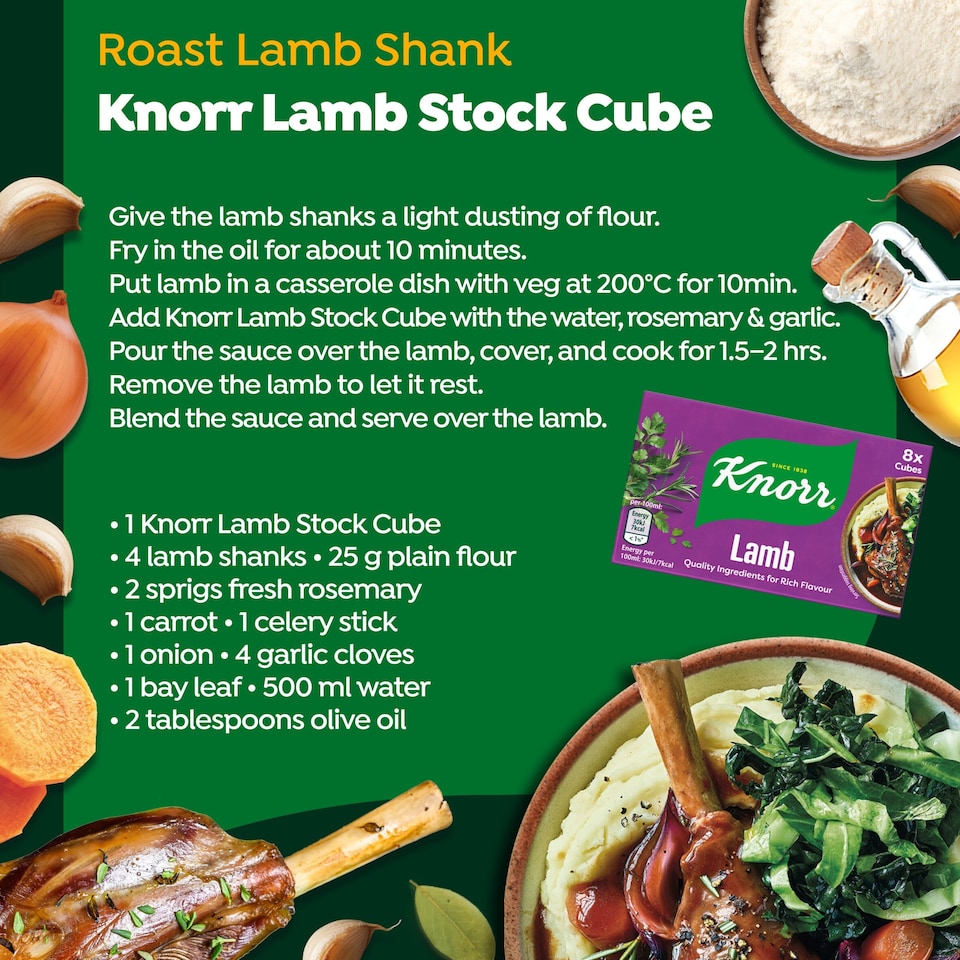 image 1 of Knorr Lamb Stock Cubes 8x10g