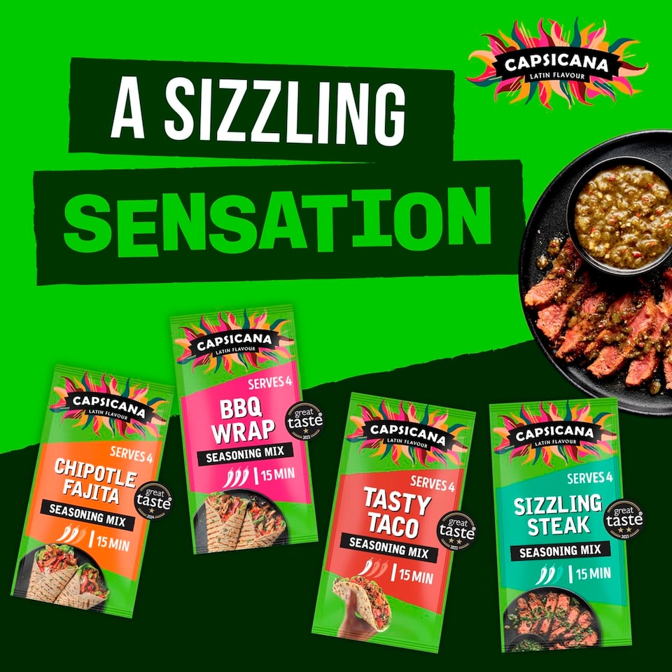 image 1 of Capsicana Paprika Brazilian Bbq Wrap Seasoning Mix 28G