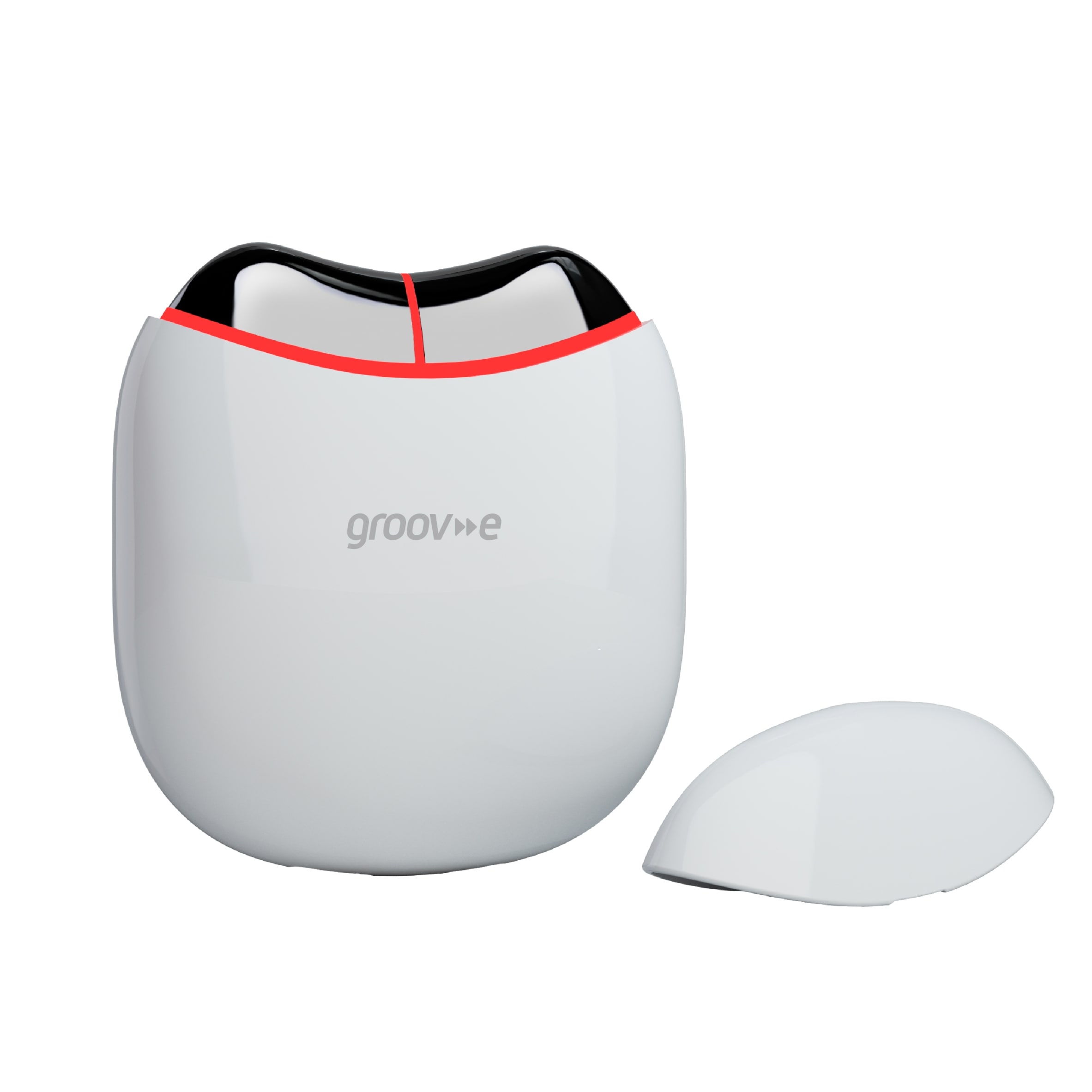 Groov-e Beauty EMS Warming Gua Sha with LED Light Therapy