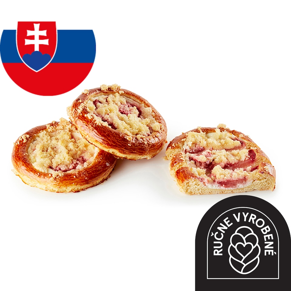 Koláč jahodový s maslovou mrveničkou 75 g