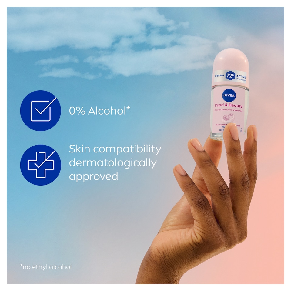 image 1 of NIVEA Pearl & Beauty Anti-Perspirant Deodorant Roll-On 50ml