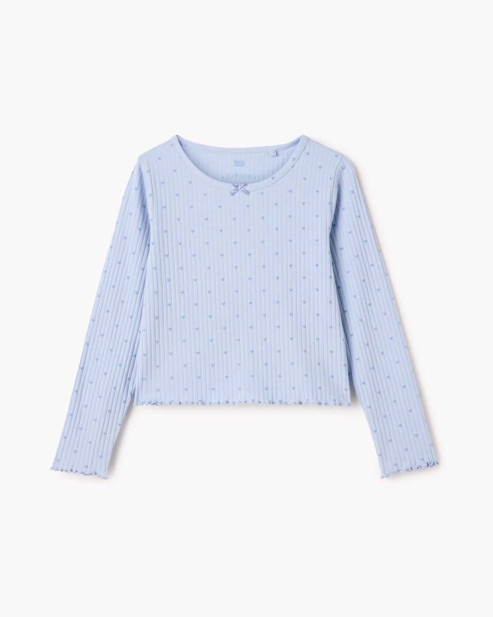 image 1 of F&F Girls 2-Pack Cotton Rich Ribbed Pyjama Sets in Multi