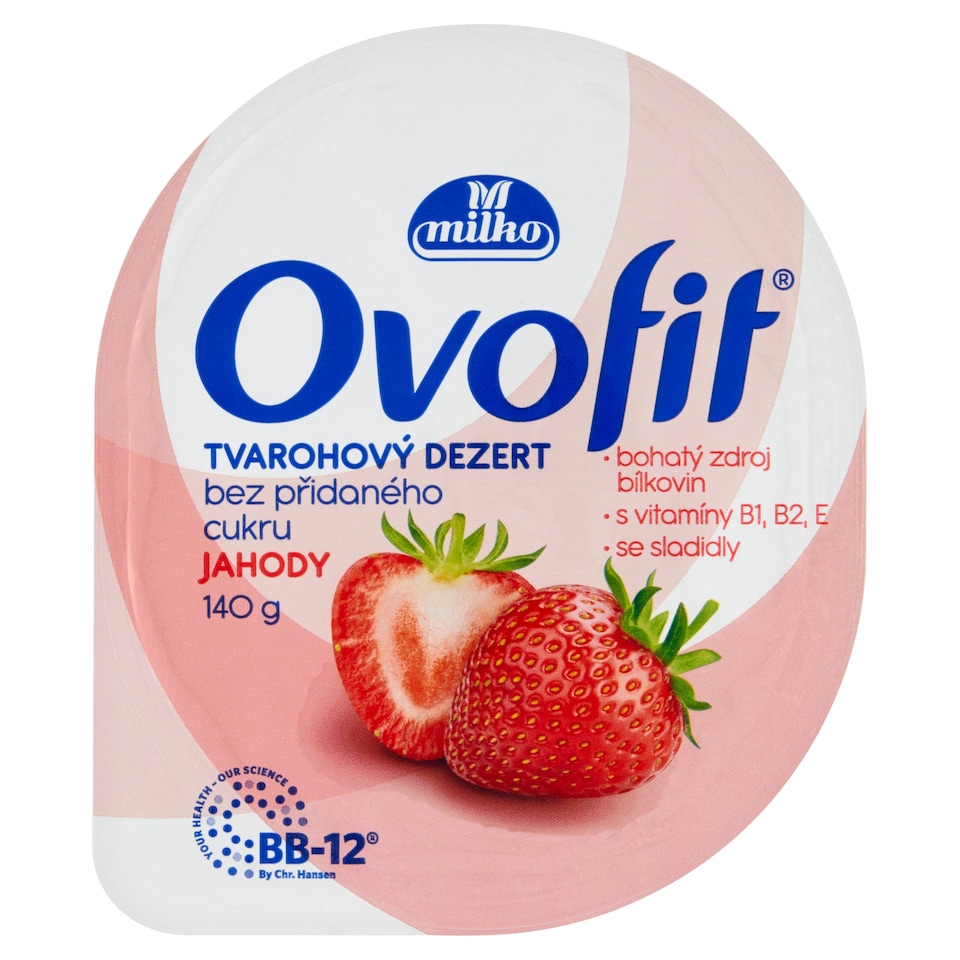 Obrázek 1 pro produkt Milko Ovofit Tvarohový dezert bez přidaného cukru 140g