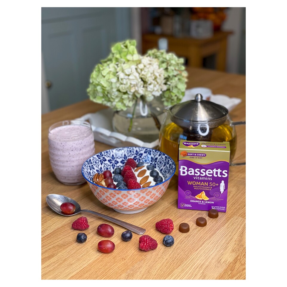 image 1 of Bassetts Vitamins Woman 50+ Orange & Lemon Multivitamin & Multimineral Pastilles 30s