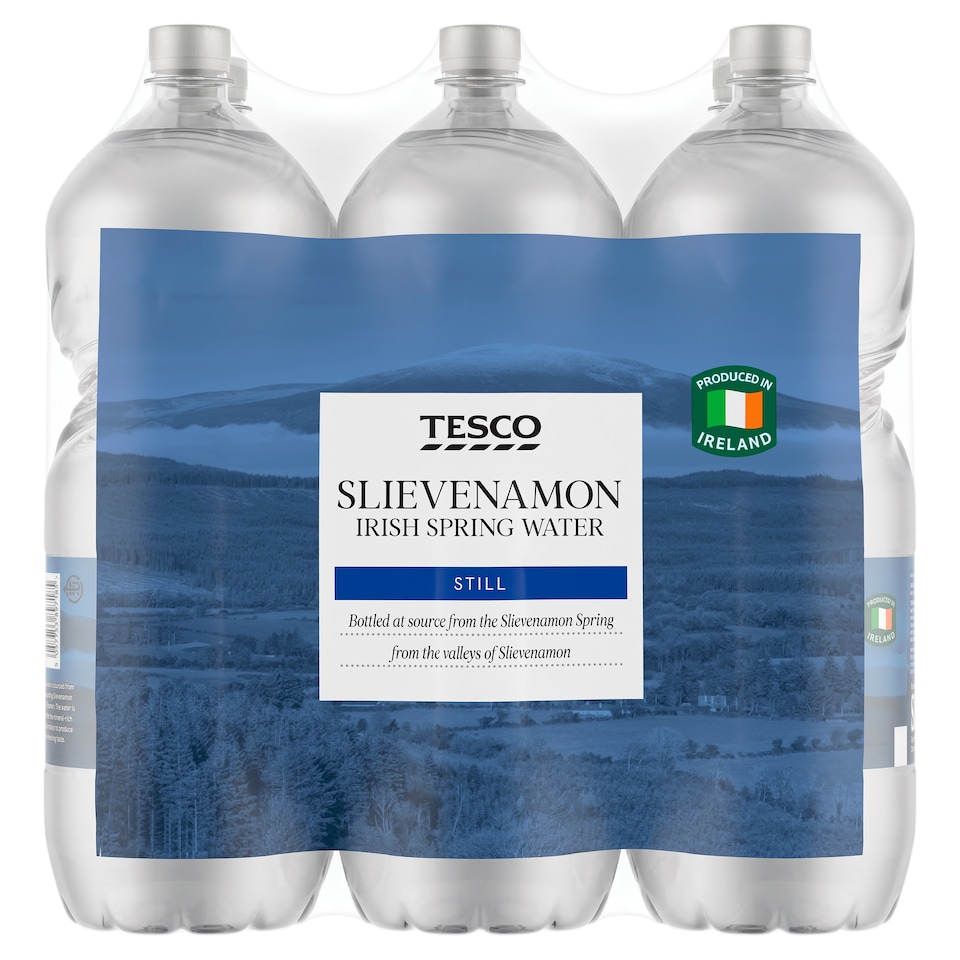 Tesco Slievenamon Irish Still Spring Water 6 X 2 Litre