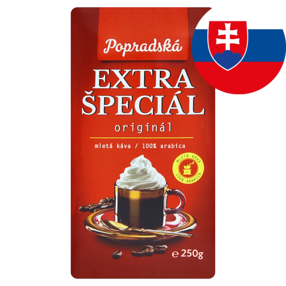 obrázok 1 z Popradská Extra špeciál pražená mletá káva 250 g