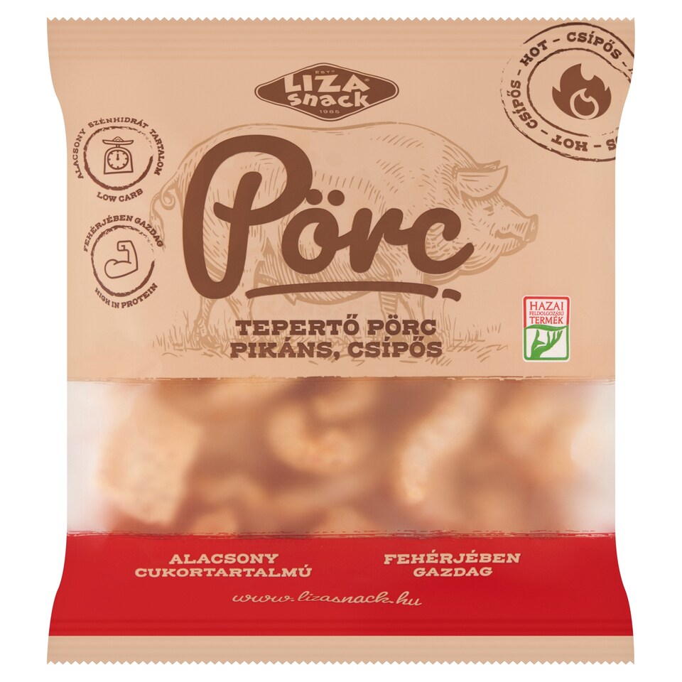 Liza Snack Hot & Spicy Flavored Pork Cracklings 30 g