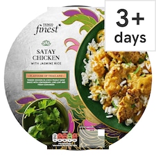 Tesco Finest Satay Chicken With Jasmine Rice 400G