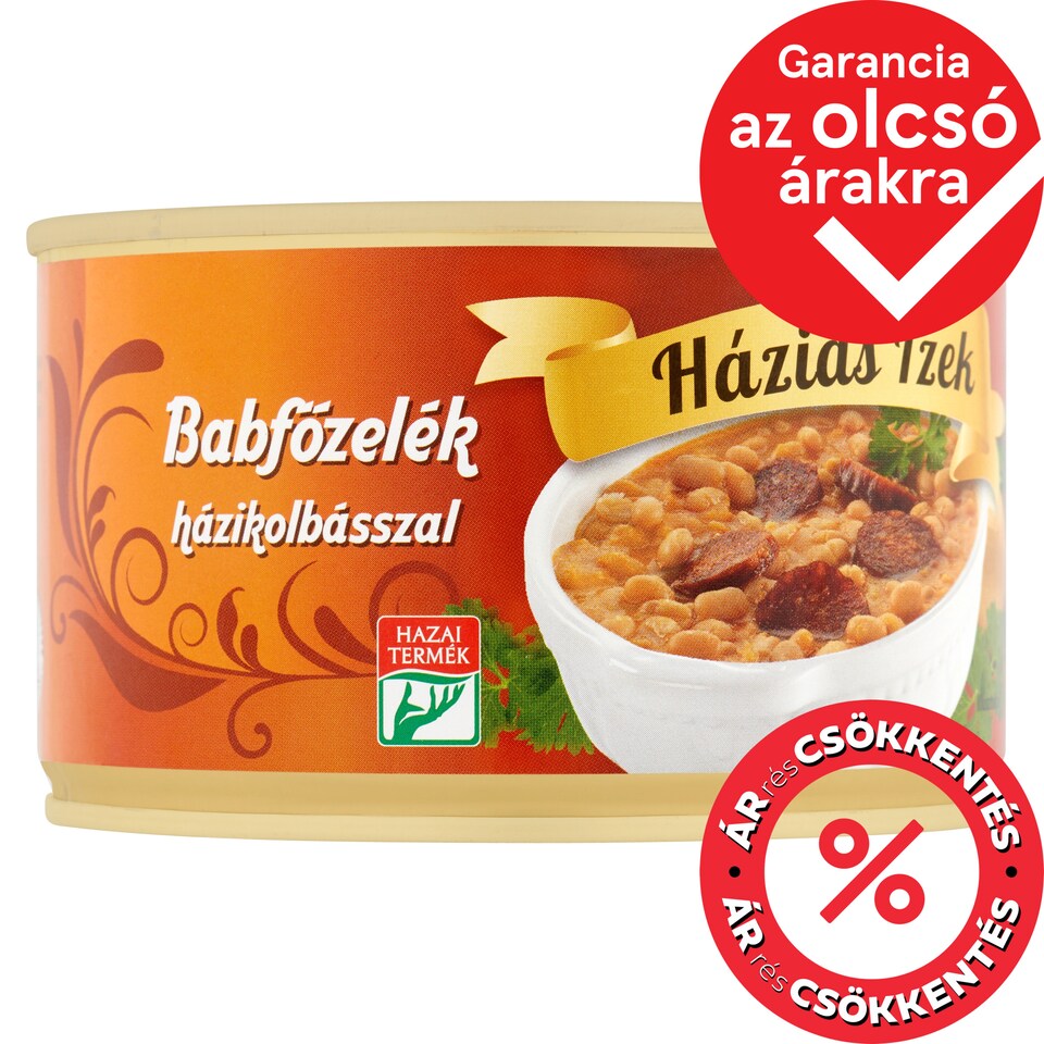 Házias Ízek Dish of Beans with Sausage 400 g