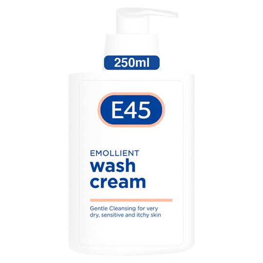 E45 Emollient Wash 250Ml Tesco Groceries