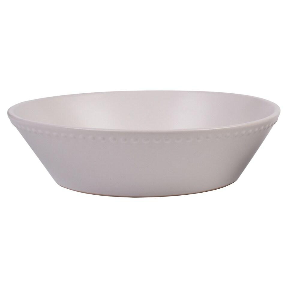 F&F HOME WHITE BEAU 12 PIECE DINNER SET