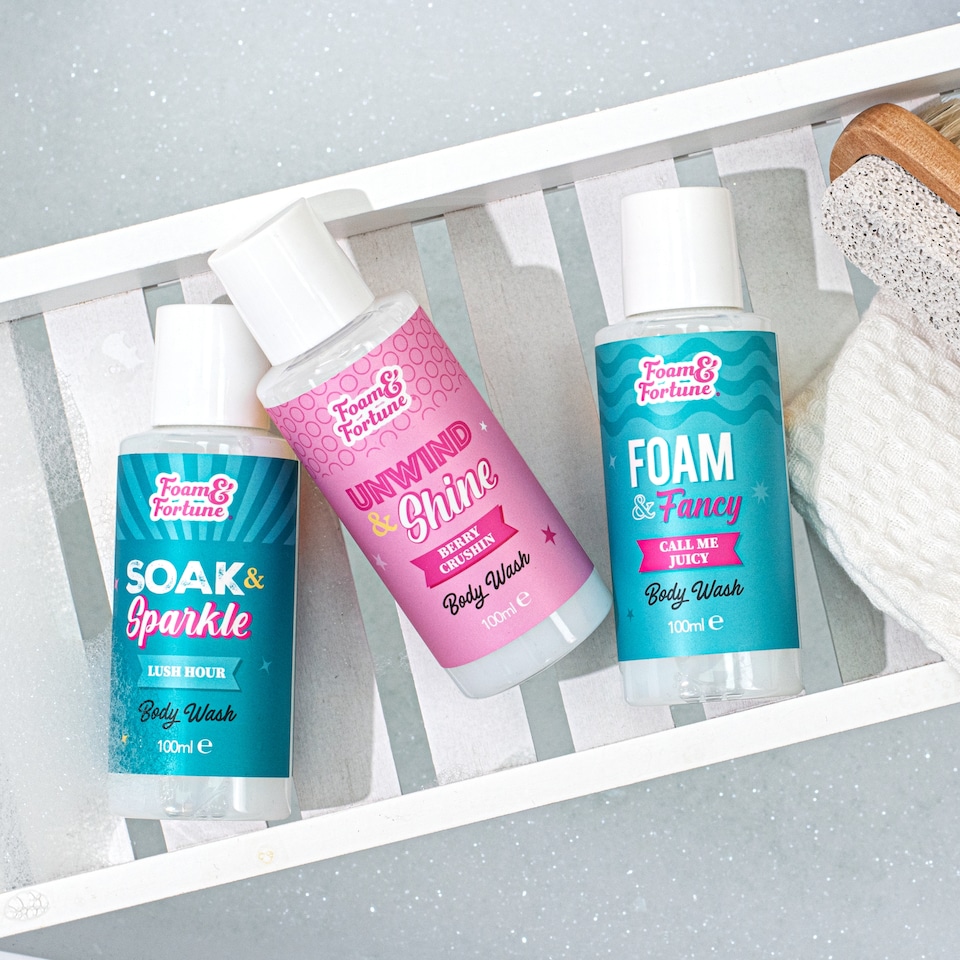 image 1 of Foam & Fortune Sudssations bath bliss trio