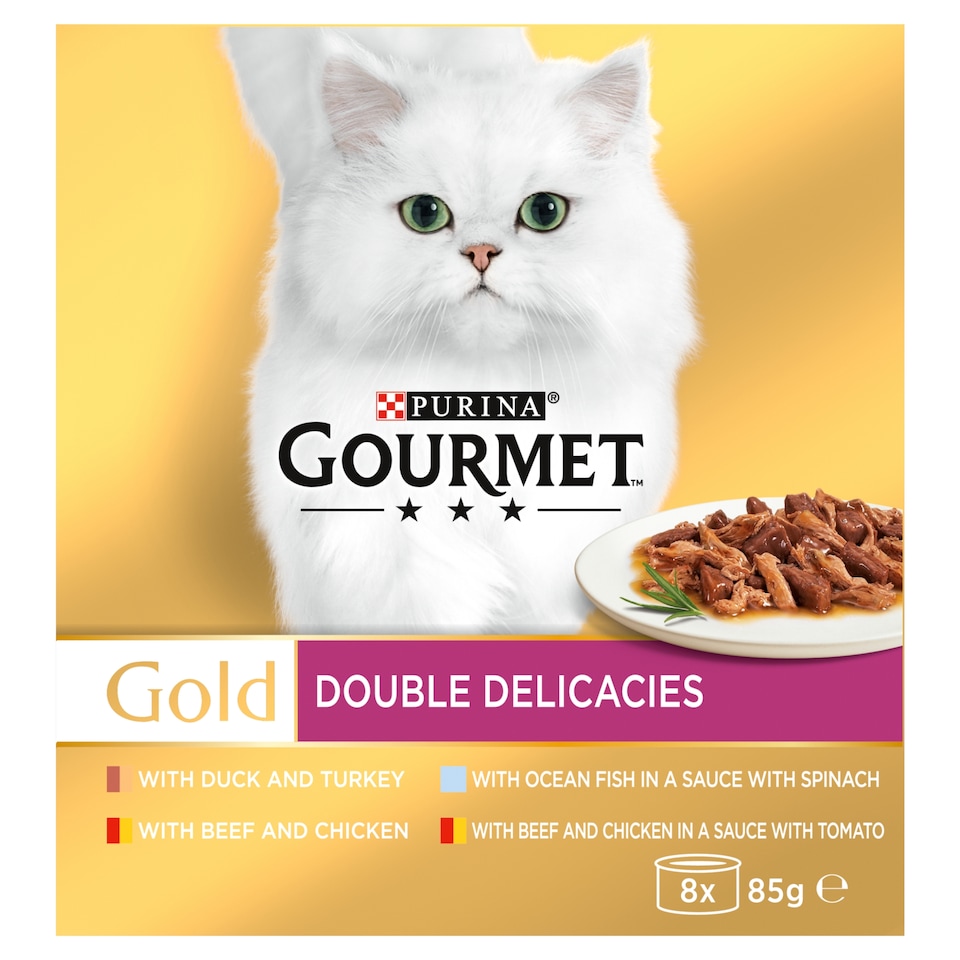 image 1 of Gourmet Gold Tinned Double Delicacies 8X85g