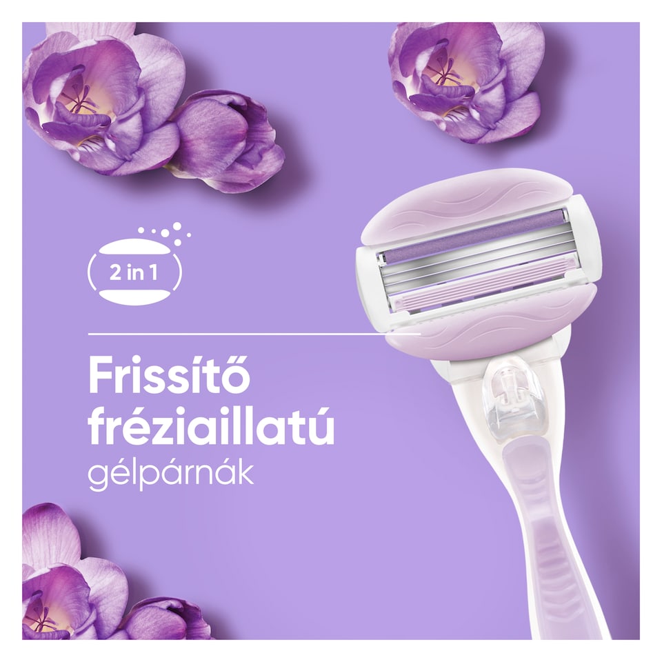 Gillette Venus ComfortGlide Női Borotva Breeze, 2 Borotvabetét  1. kép