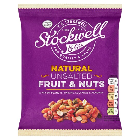 Stockwell & Co Fruit And Nut Mix 200G Tesco Groceries