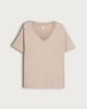 image 5 of F&F V Neck Short Sleeved T-Shirt in Neutral