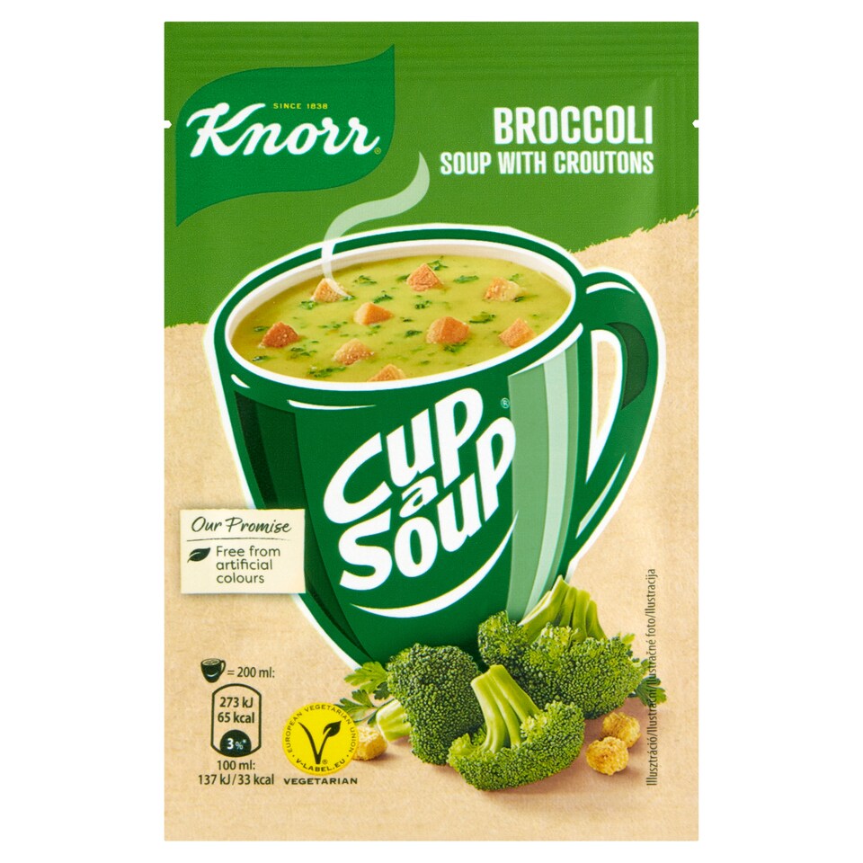 image 1 of Knorr Cup a Soup Broccoli Soup with Croutons 16g