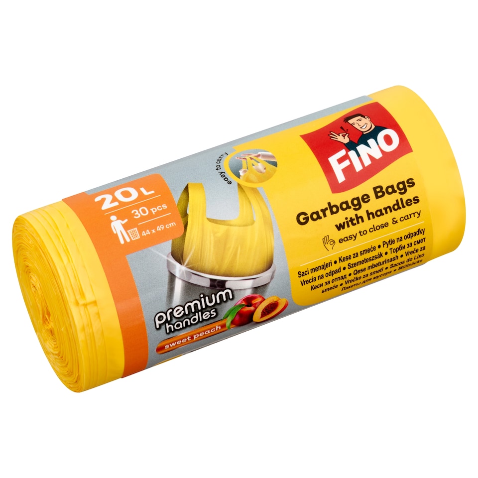 Fino Premium Sweet Peach szemeteszsák 20 l 30 db