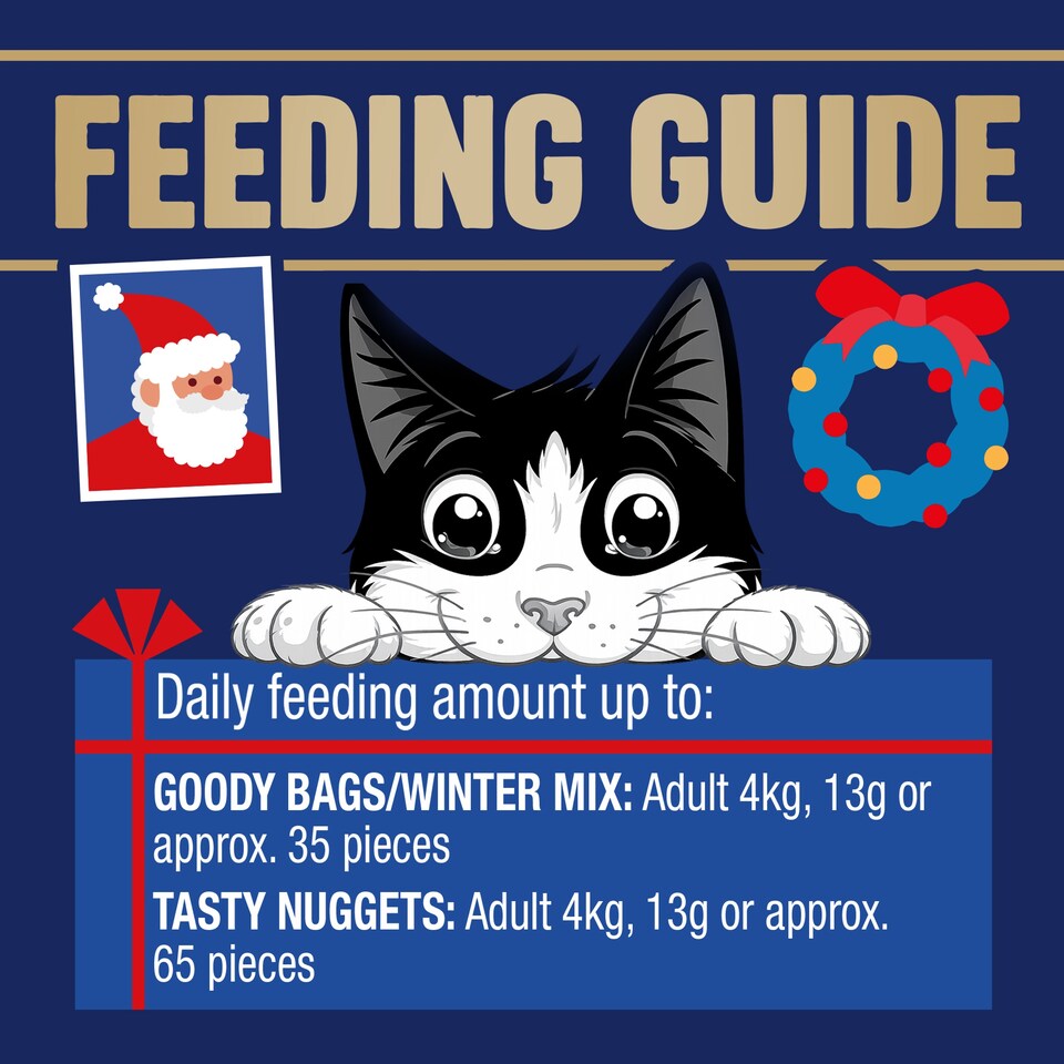 image 1 of FELIX Cat Treats Christmas Selection Stocking 170g
