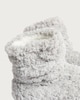 image 3 of F&F Borg Textured Boot Slippers in Grey