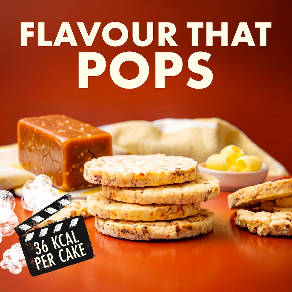 image 1 of Kallo Butter Toffee Popped Corn Cakes 125g