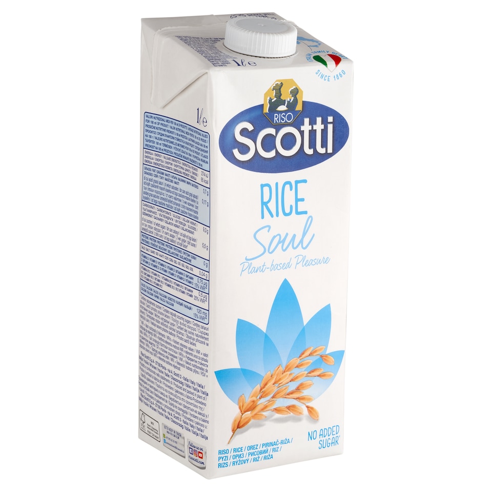 image 1 of Riso Scotti Rice Drink with Calcium and Vitamins 1 l