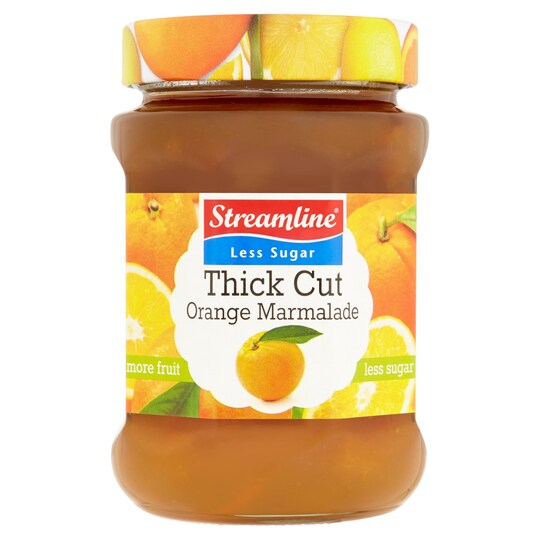 Streamline Reduced Sugar Thick Cut Marmalde 340G Tesco Groceries