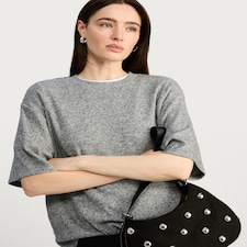 F&F Oversized Short Sleeved T-Shirt in Grey