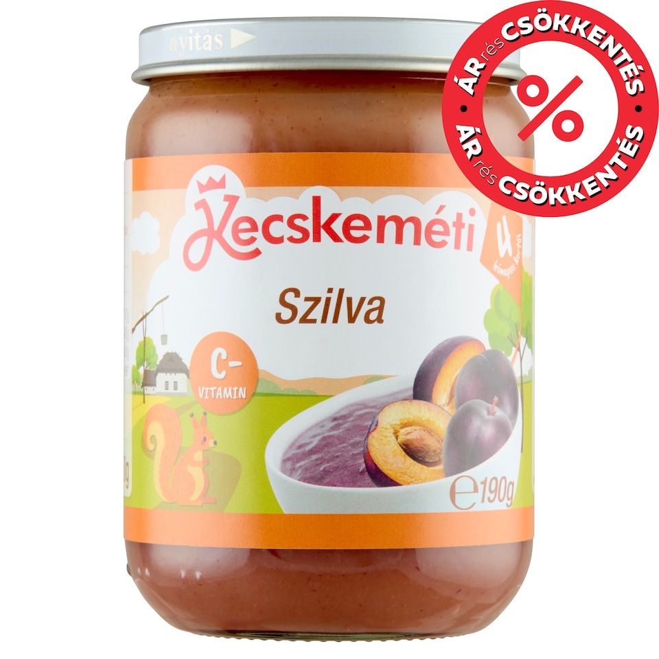 Kecskeméti Plum Baby Dessert 4 Months+ 190 g