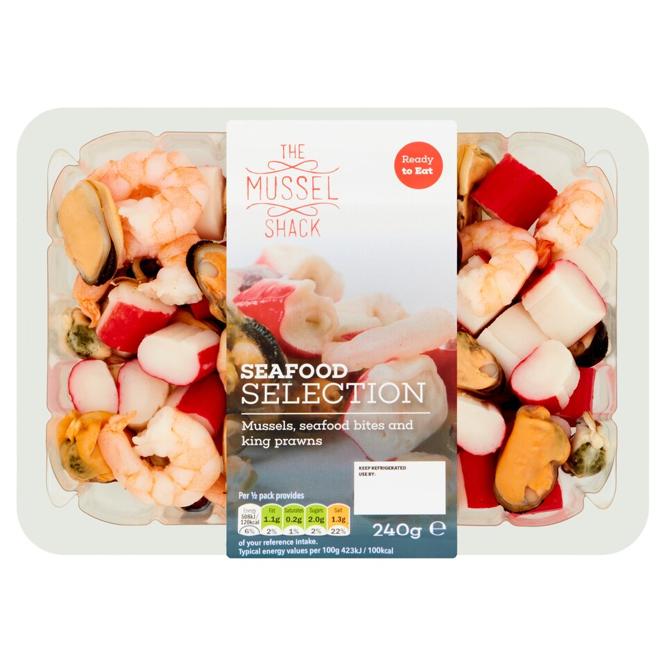 The Mussel Shack Cooked Seafood Selection 240G Tesco Groceries