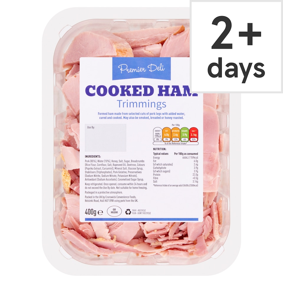 Premier Deli Cooked Ham Trimmings 400G