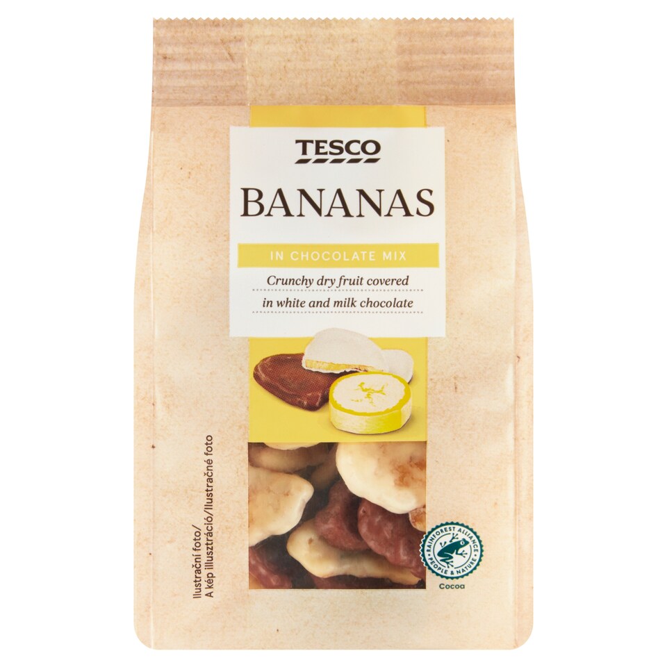 Tesco Bananas in Chocolate Mix 120g