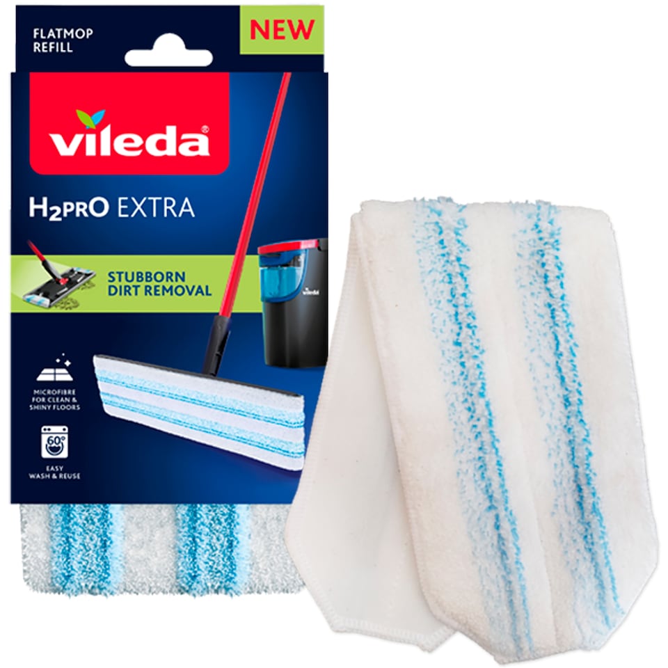 image 1 of Vileda H2Pro Flat Mop Refill