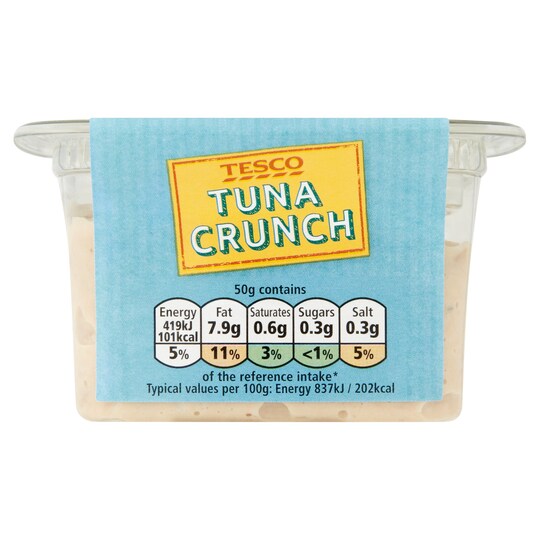 Tesco Tuna Crunch S/filler 180g Tesco Groceries