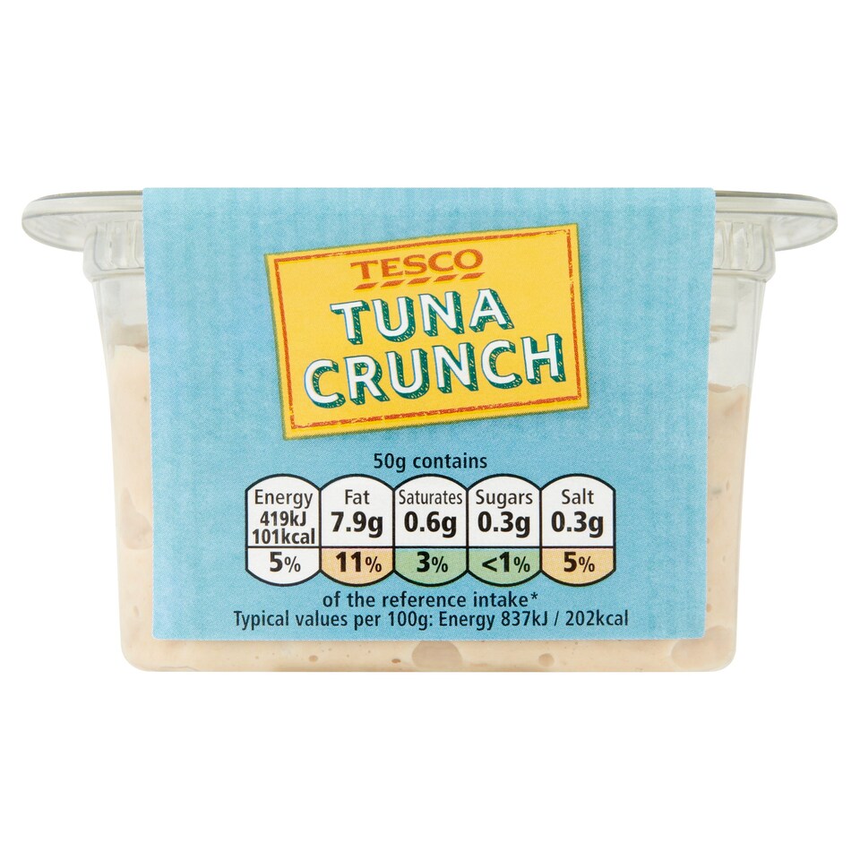 Tesco Tuna Crunch S/filler 180g Tesco Groceries