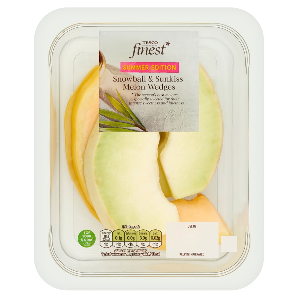 Tesco Finest Seasonal Melon Skin on Wedges 450g